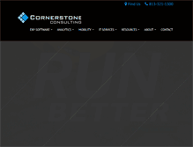 Tablet Screenshot of cornerstoneconsultinginc.com